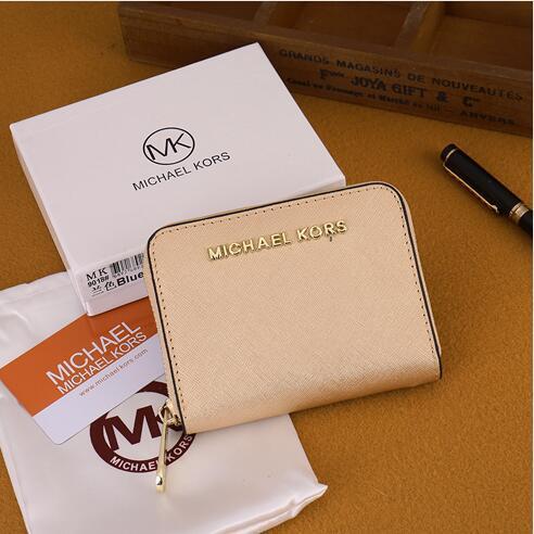 New square zipper wallet ladies men's hand holding wallet leather simple design fortune symbol 13cm/10cm/3cm QB9016