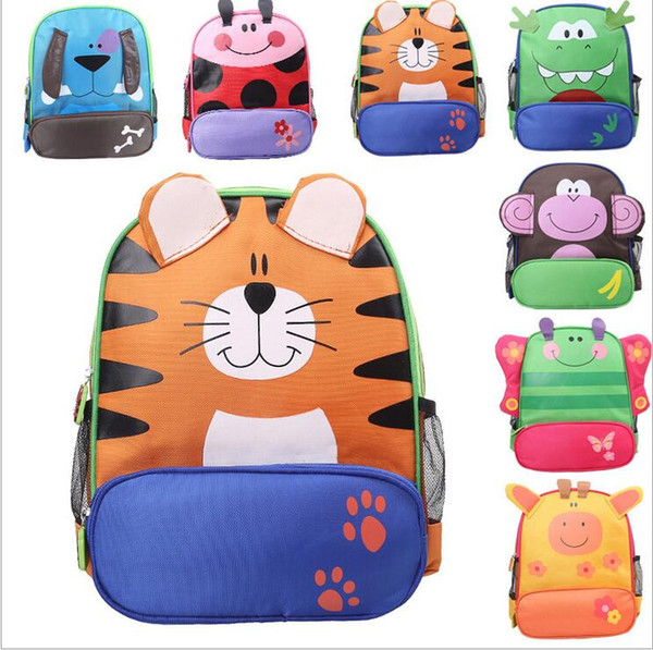 Best Price!! Children kids shoulder bags boys grils cute cartoon animals backpacks hand bags kids school bags baby kids 9 styles by dhl