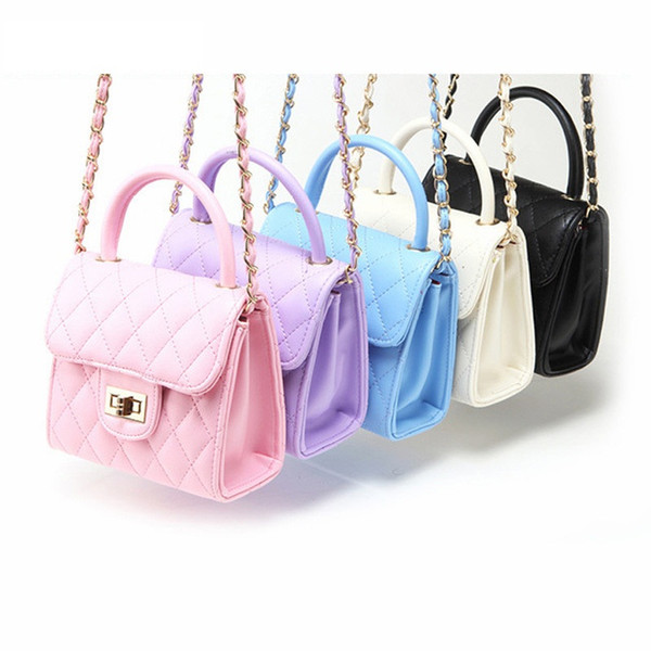 Baby Girls fashion Chain Bags Kids girl mini Messenger Bag Handmade children PU bags for girls