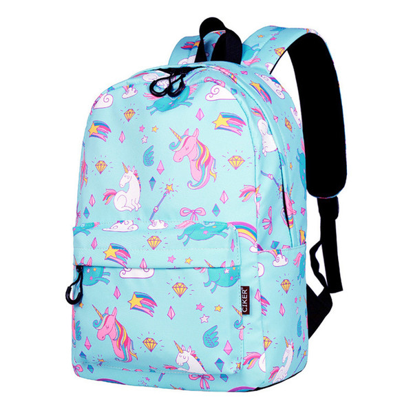 Cute unicorn Backpack Galaxy School Bags Fashion women / Girls / Boys/ Students Backpack Travel Bag for teenagers Stars Printing