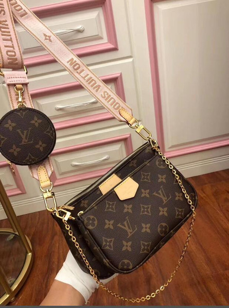 3pcs Set Designer New Woman Shoulder Bags Brand Handbag Pu Metal Buckle Shoulder Bag Fashion High Quality Girl Crossbody Bag Backpacks