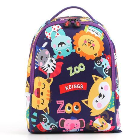 Cartoon little school bag male girl kindergarten anti-lost backpack double shoulder diving material children's school bag you deserve it