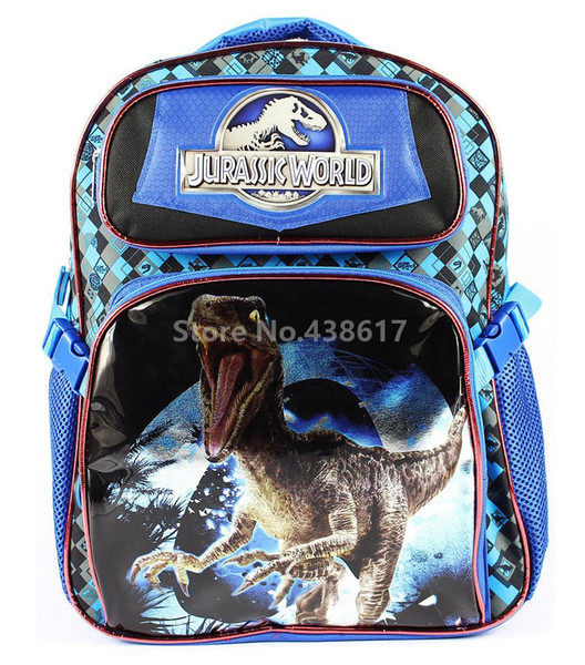 New Fashion Jurassic World Dinosaur School Bags for Boys Children Primary School Kids Cartoon Backpack Bag Schoolbag