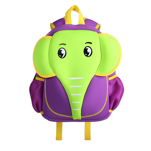 3D School Bag Waterproof Animals Cartoon Elephant Backpack Neoprene Kids Baby Bags Children School Bags For Girls Boys Mochila