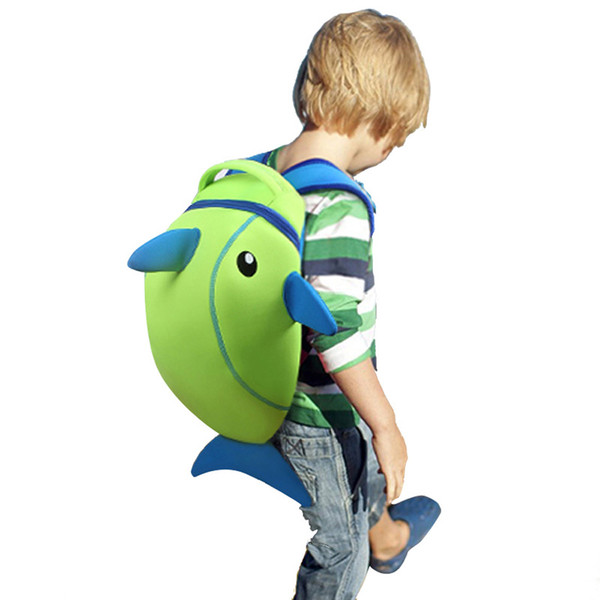 Waterproof School Bags NOHOO Mochila Neopreno Kids Backpack Cartoon Animal Children School Bags For Girls Boys Toddler Baby Bag