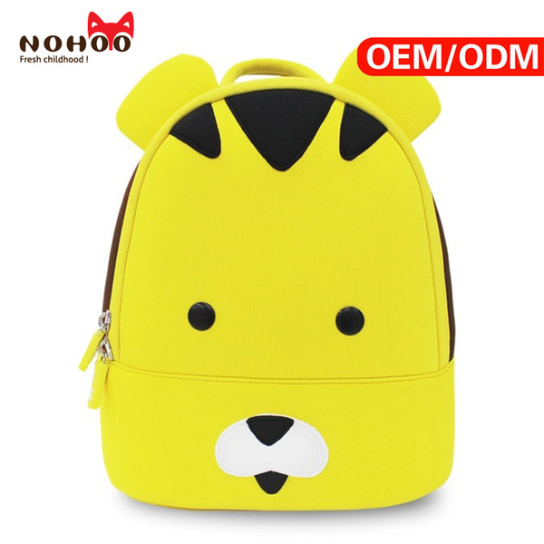 NOHOO factory Children School Bag Factory Price Neoprene Waterproof 3d Animal Cartoon Baby Toddler Backpack Bag