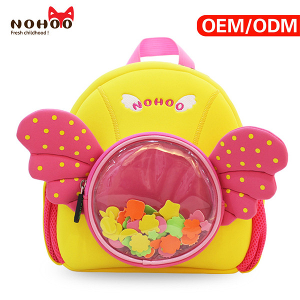 NOHOO Toddler Girls Backpack Hot Selling Factory Low Price Kindergarten Backpack for Kids Lovely Princess Baby camping Bags