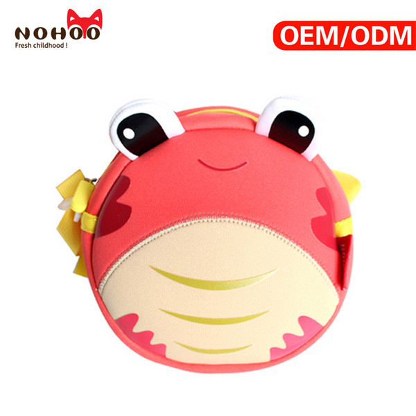 New Cartoon Crab Bag Mini Messenger Bags for Girls Boys Crossbody Sling Bags Neoprene Small Shoulder Bag