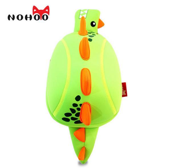 NOHOO new design Kids shoulder bag 3D Cute Zoo Cartoon School bag dinosaur neoprene chest bag