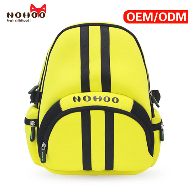 NOHOO Large Capacity Kids School Bags High quality custom new design neoprne children backpack in Guangzhou