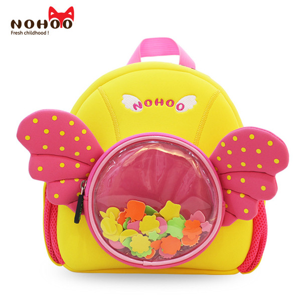 Hot products NOHOO factory popular neoprene lightweight school bag eco friendly lovely backpacks for little girls