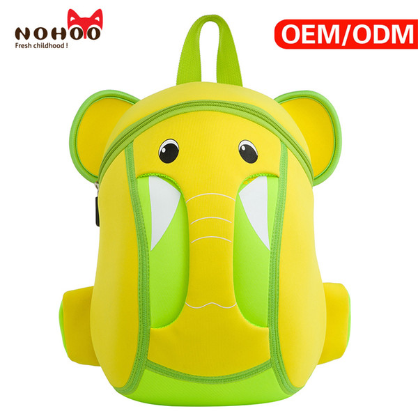 NOHOO neoprene factory wholesale high quality Cute Cartoon Kids Outdoor Camping Backpack Travelling Bags for child