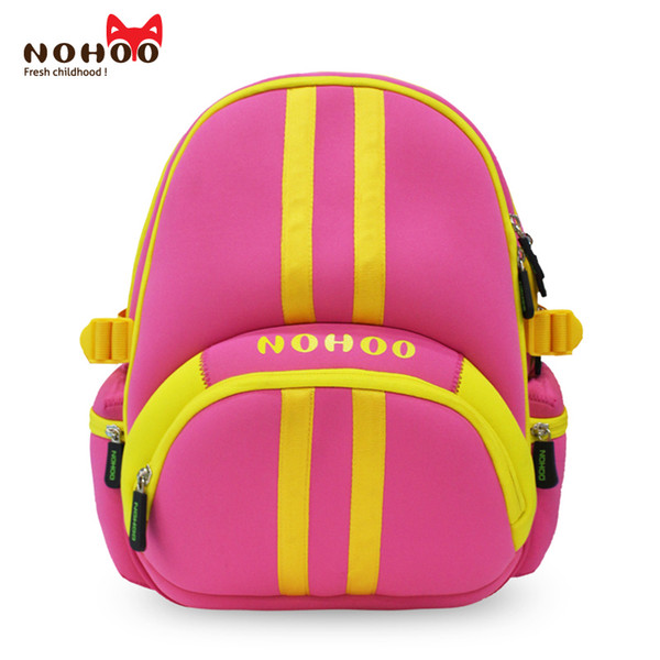 Child Kids School Bag NOHOO 3D Cartoon Large Capacity Orthopedic School bags For Boys Girls Car Ultralight Waterproof Backpack