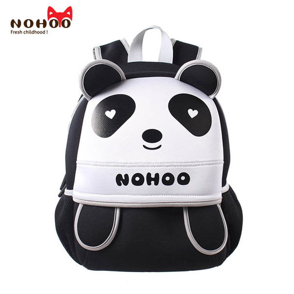 Children Backpacks Kids Neoprene School Bags for Teenagers Child Cartoon Panda Pattern Schoolbag Waterproof 3D Animals Day packs Nohoo