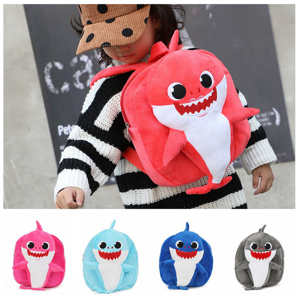 Baby Shark Plush Backpack School Bag Girl Boy Kids Children School Bags Backpacks Infantil Escolar Mochilas 10pcs