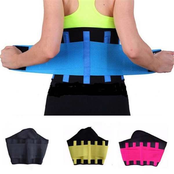 Unisex Waist Trainer Belt for Men and Women Waist Cincher Trimmer Slimming Boday Shape Sports Adjustable Belt A42306