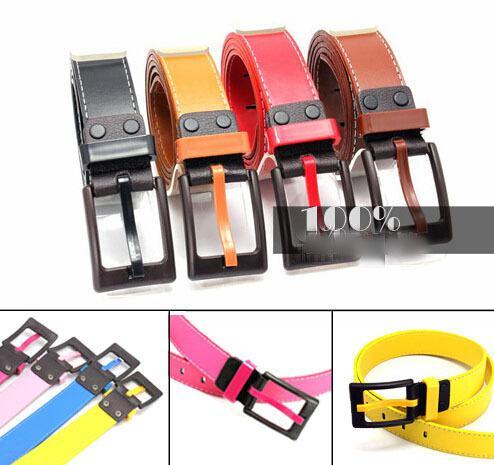 Ten color belts plastic buckle men women neutral hypoallergenic metal faja boy and girl waist belt