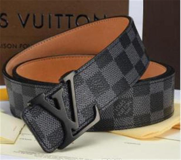 WITHOUT BOX 128A
LOUIS
VUITTON New High Quality Belts Men Fashion Mens Designers Belts Belt Gold Silver Buckle Waistband B2