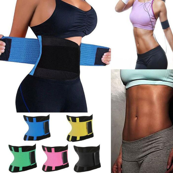 Waist Trainer Cincher Man Women Xtreme Thermo Power Hot Body Shaper Girdle Belt Underbust Control Corset Firm Slimming 7Colors