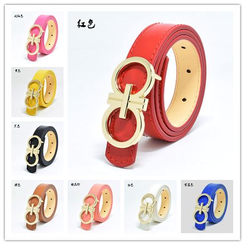 New Classic brand fashion boys PU leather belts children letters buckle glossy Belt Leisure waist strap/waistband Candy color