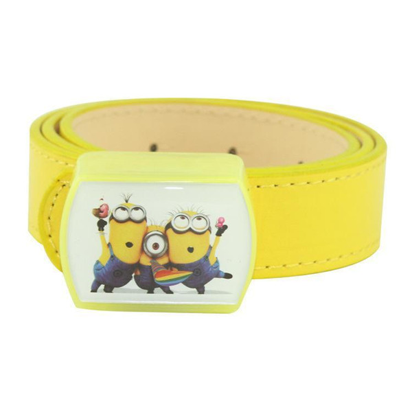 New Lovely Small Yellowman Pattern Children Belt At Night Flash Of Light Colorful Bring Can Charge And Freedom Adjust Color Unisex