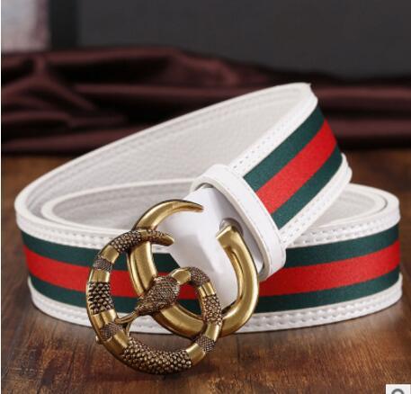 Design Belt Men and Women Fashion Belts Genuine Leather Luxury Belt Brand Waist Belts Gold Silver Black buckle