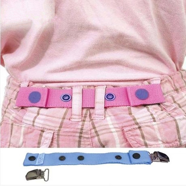 Children Trousers Adjustable Waist Belt Clips Kids Pants waistband size Regulator 5 17.8*2.5cm