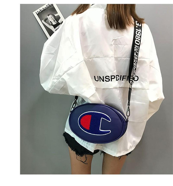 Champions Letters PU Waist Bags Unisex Mini Fanny Pack Fashion Pockets Messenger Bag Storage Bags Adjustable Beach Shoulder Bag Hot