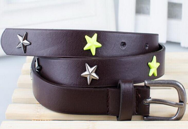 2019 Hot Children's Belt Straps Children's Boutique Belts Fashion Rivet Belt Multicolor Easy Belts For Kids Belts Girls Sales Online Shop