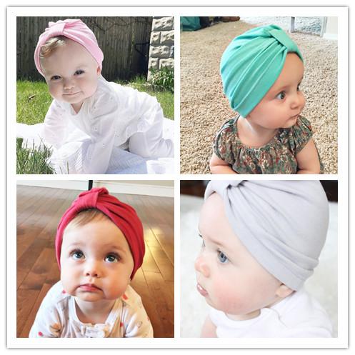 2016 Muslim infant toddler Polkar Dot Striped caps Baby hemming ruffle fashion striped hat baby autumn winter Indian Hat