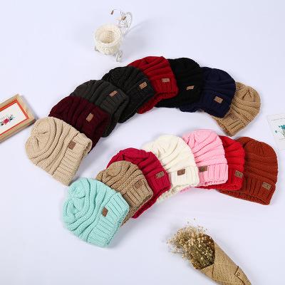 Baby Hats Trendy Beanie Crochet Fashion Beanies Outdoor Hat Winter Newborn Beanie Children Wool Knitted Caps Warm Beanie