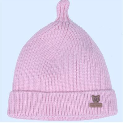 South Korea female newborn children in the fall and winter cap baby boy 1 a 2 years old baby knitting wool hat in winter