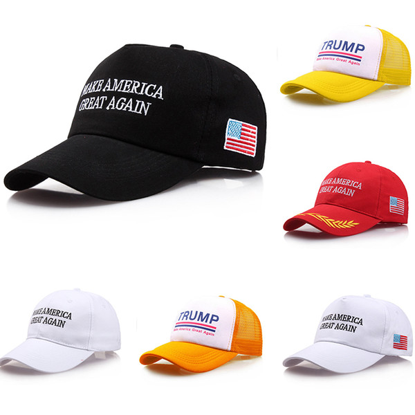 Make America Great Again Donald Trump Hat Republican Adjustable Embroidery Caps America Vote Caps Baseball Hat 19 designs