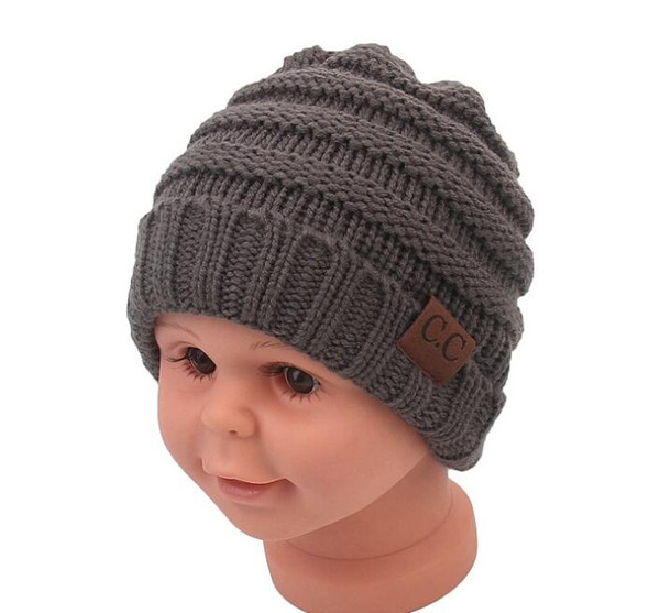 2017 New Fashion Winter Cap For Children Hat Skullies Beanies Baby Hat For Girls Cap Winter Hat For Boys Baby Cap G1076