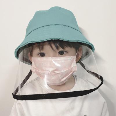 Children's Anti-fog Hat Spring Thin Anti-saliva Fisherman Hats Cotton Baby Hat Child Protective Basin Hat EEA1316-8