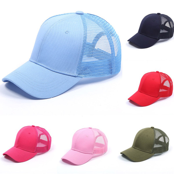 Fashion Summer Spring Autumn Grid Baseball Cap Outdoor Travel Sun Hat Cotton Casual Mesh Baseball Cap Breathable Cap