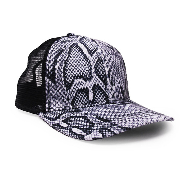 DOMIL Serape Leopard Hat Snake Cap Cactus Printed Gift Summer Mesh Hat DOM1061116