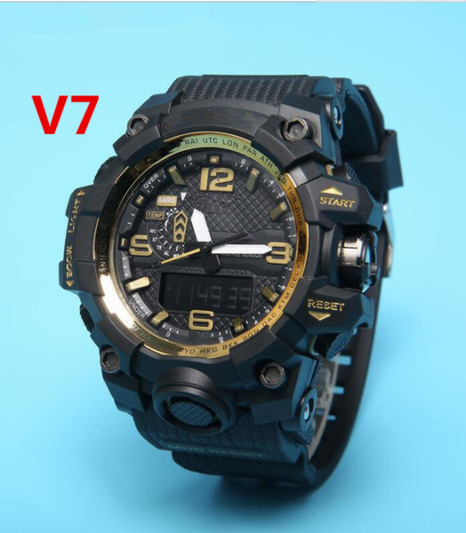 New children shock relogio GWG boys sports watches with box, LED wristwatch, military watch, good gift for men & boy, dropship