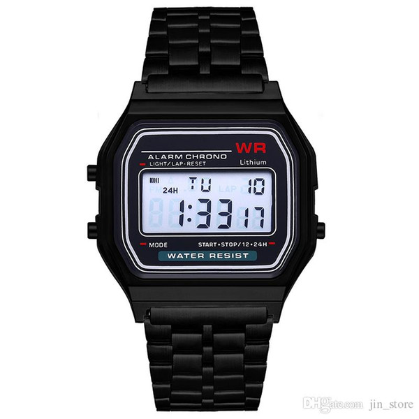 Free shipping F-91W watches Fashion Ultra-thin LED Wrist Watches F91W Men Women Sport watch