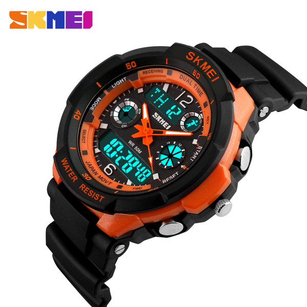 SKMEI Kids Watches Anti-Shock 5Bar Waterproof Outdoor Sport Children Watches Fashion Digital Watch Relogio Masculino 0931