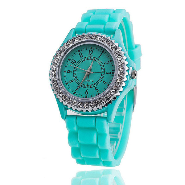 JOYROX Zegarek Damski Jelly Rubber Ladies Watches Women's Geneva Watch For Student Girls Relogio Feminino Dameshorloge Clock