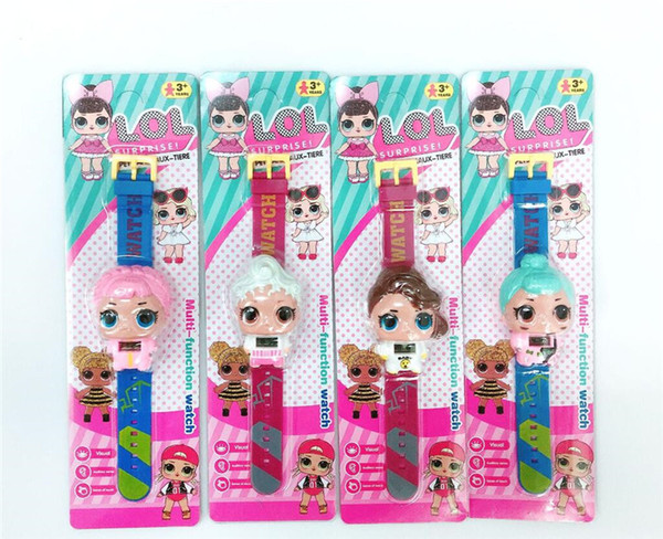 NEW cartoon doll watch fashion girl Electronics calendar time wrist watches children kids Jewelry 30pcs free shipping