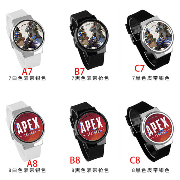 48 colors 2019 new game apex legends Boys Watch Waterproof Led Touch Screen Wrist Watches Kids Birthday Gift