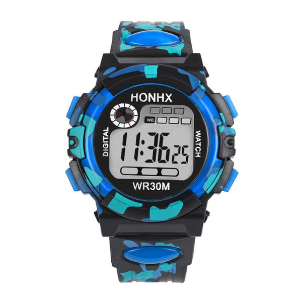 Watches Children Watch Led Digital Wristwatch Kids Boys Girs Students Clock Waterproof Sport Gift