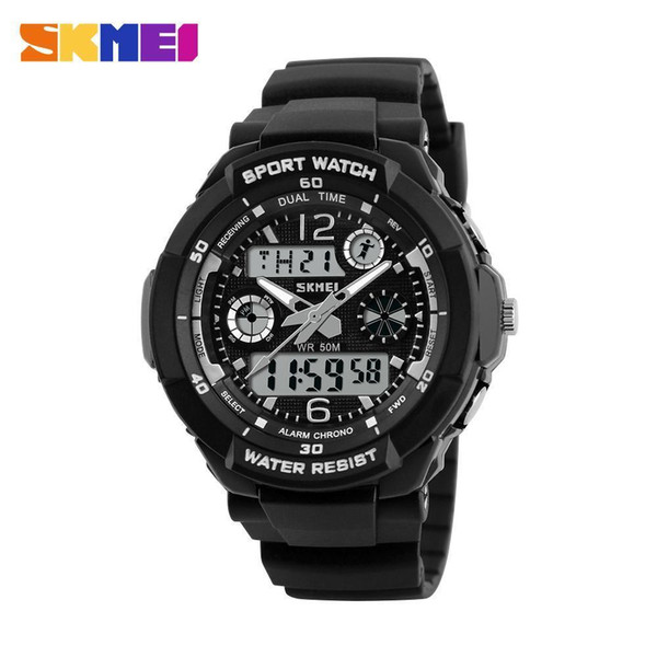 SKMEI Children Sports Watches Fashion LED Quartz Digital Watch Boys Girls Kids 50M Waterproof Wristwatches 1060