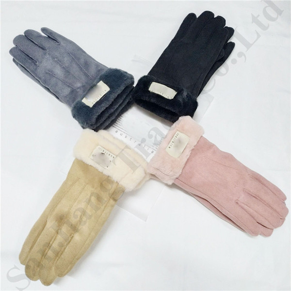 Woman UG Finger Gloves Australia Brand Designer Gloves Sports Cycling Skiiing Warm Fleece Mittens Luxury U&G Winter Gloves Handwear C91104