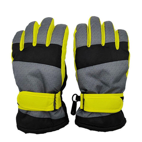 4-7y/8-12y/12-16y Kids Winter Waterproof Windproof Ski Boys Outdoor Riding Snowboard Gloves Children Sports Gloves kids