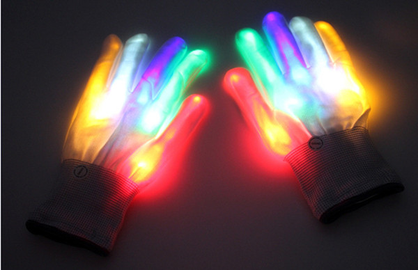 Cosplay LED gloves for Children Kids Party Christmas Hallowmas Cosplay glowing gloves A-0479