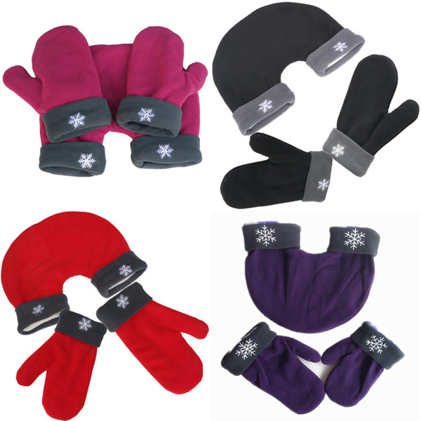 3pcs/set Couple gloves Polar Fleece Lovers Winter Thicken Warm Glove Sweethearts Christmas gift Romantic Couples Mittens DHL JY414-U