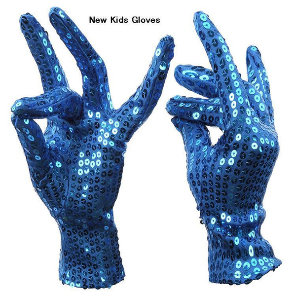 Sequined gloves dance at the kindergarten's Michael Jackson children's glove 2017 New Kids Gloves